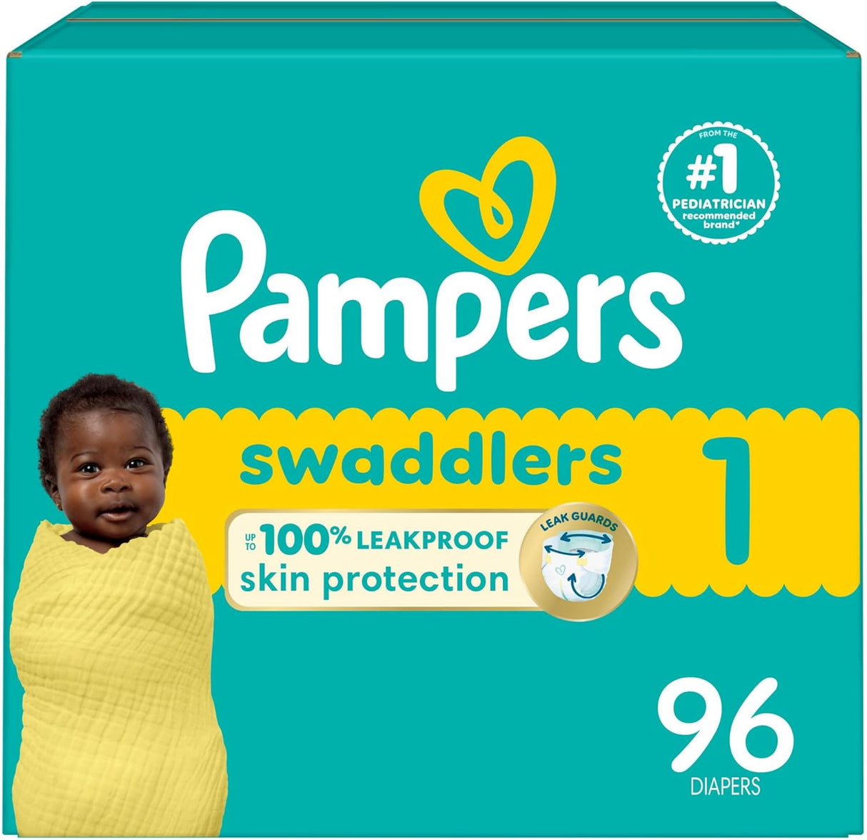 Pampers Swaddlers Diapers – Size 1