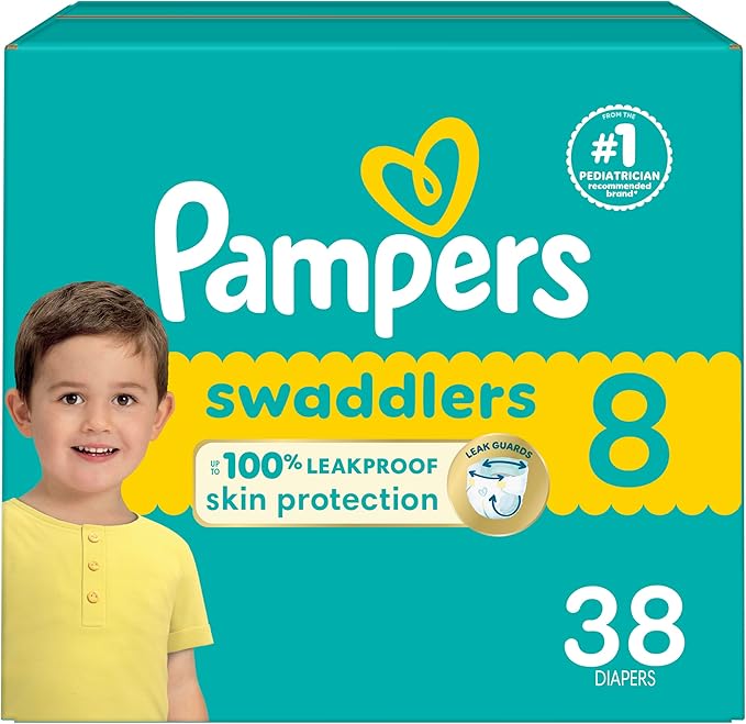 Pampers Swaddlers Diapers – Size 8