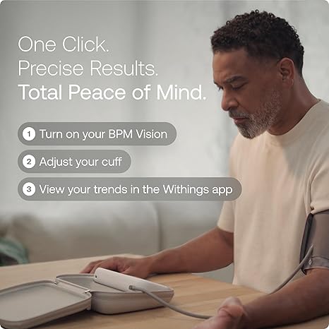 Withings BPM Vision – Smart Arm Blood Pressure Monitor (FDA-Cleared)