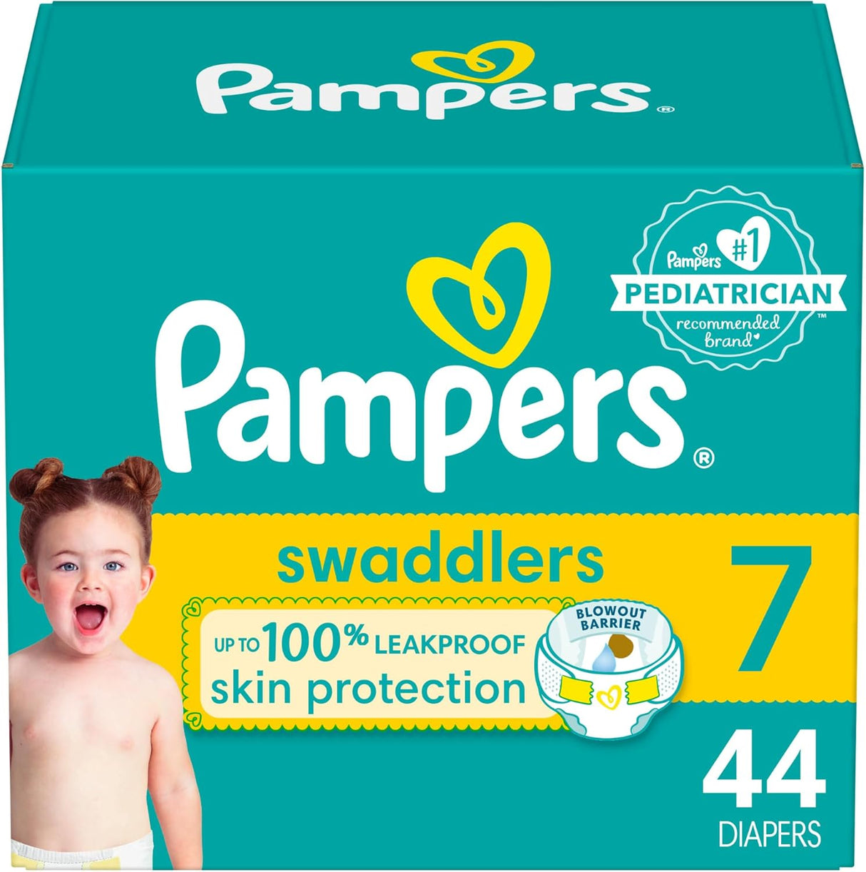 Pampers Swaddlers Diapers – Size 7