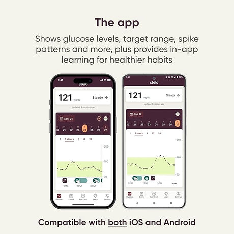 Dexcom Stelo Glucose Biosensor 2-Pack – OTC Continuous Glucose Monitor