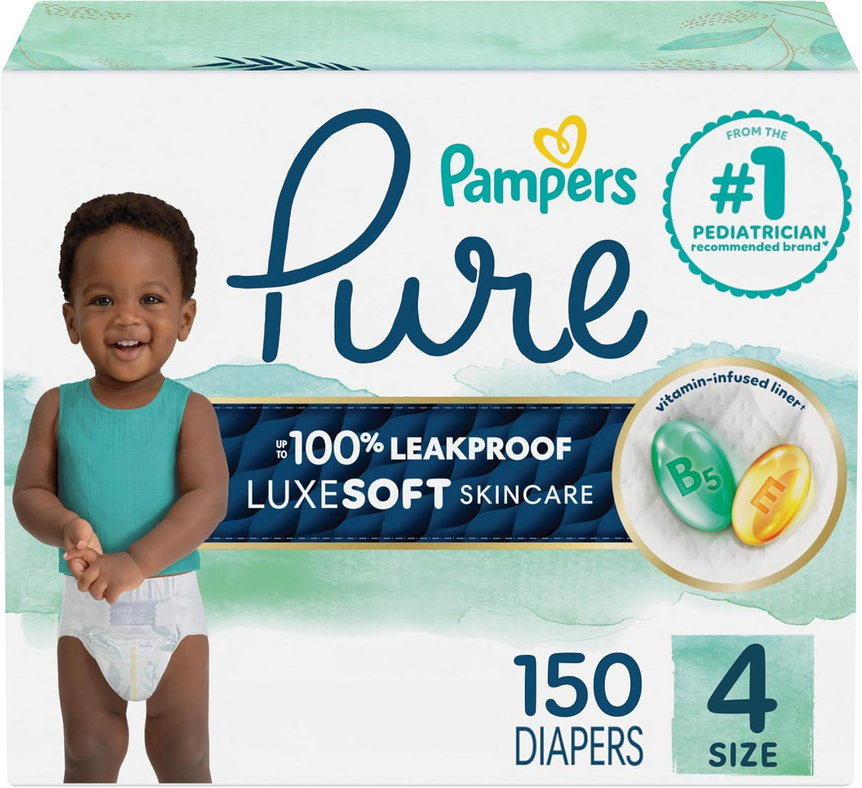 Pampers Pure Protection Diapers – Size 4