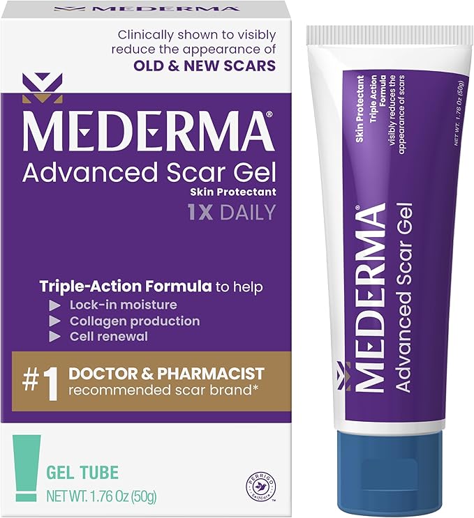 Mederma Advanced Scar Gel 1.76 oz. – Proven Scar Treatment for Old and New Scars