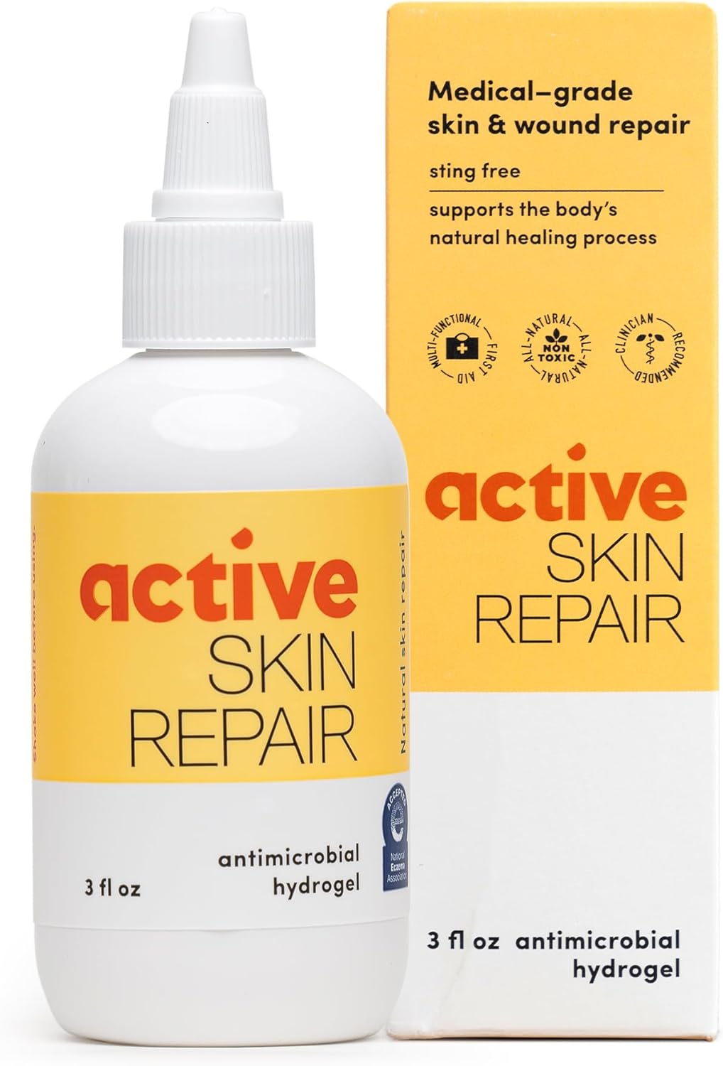 Active Skin Repair First Aid Healing Hydrogel 3 oz – Hypochlorous Acid Skin Repair