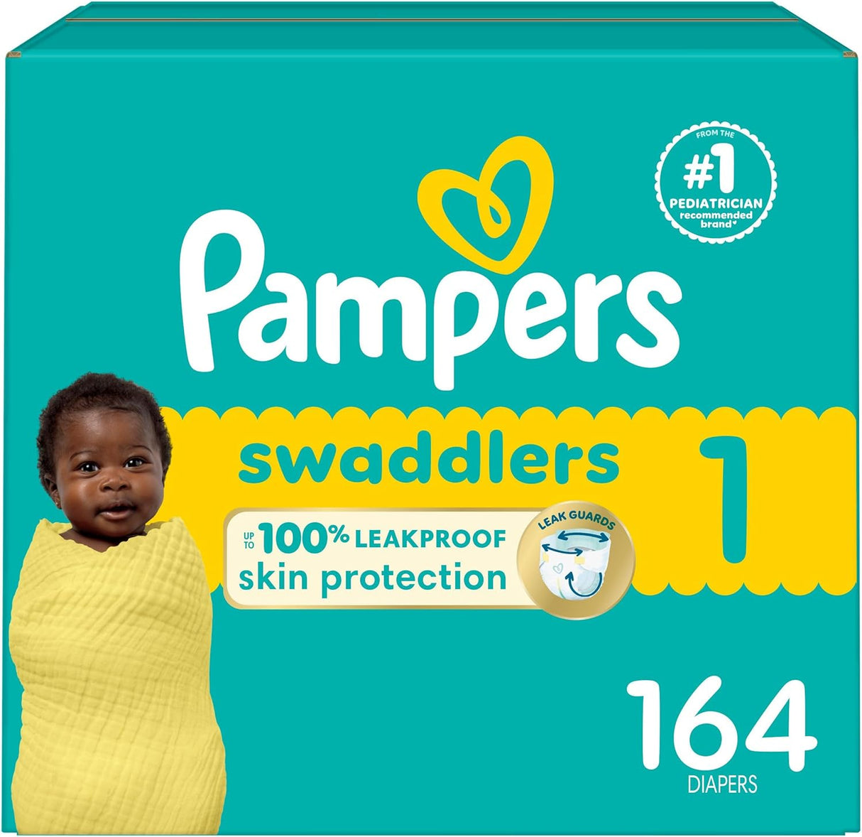 Pampers Swaddlers Diapers – Size 1