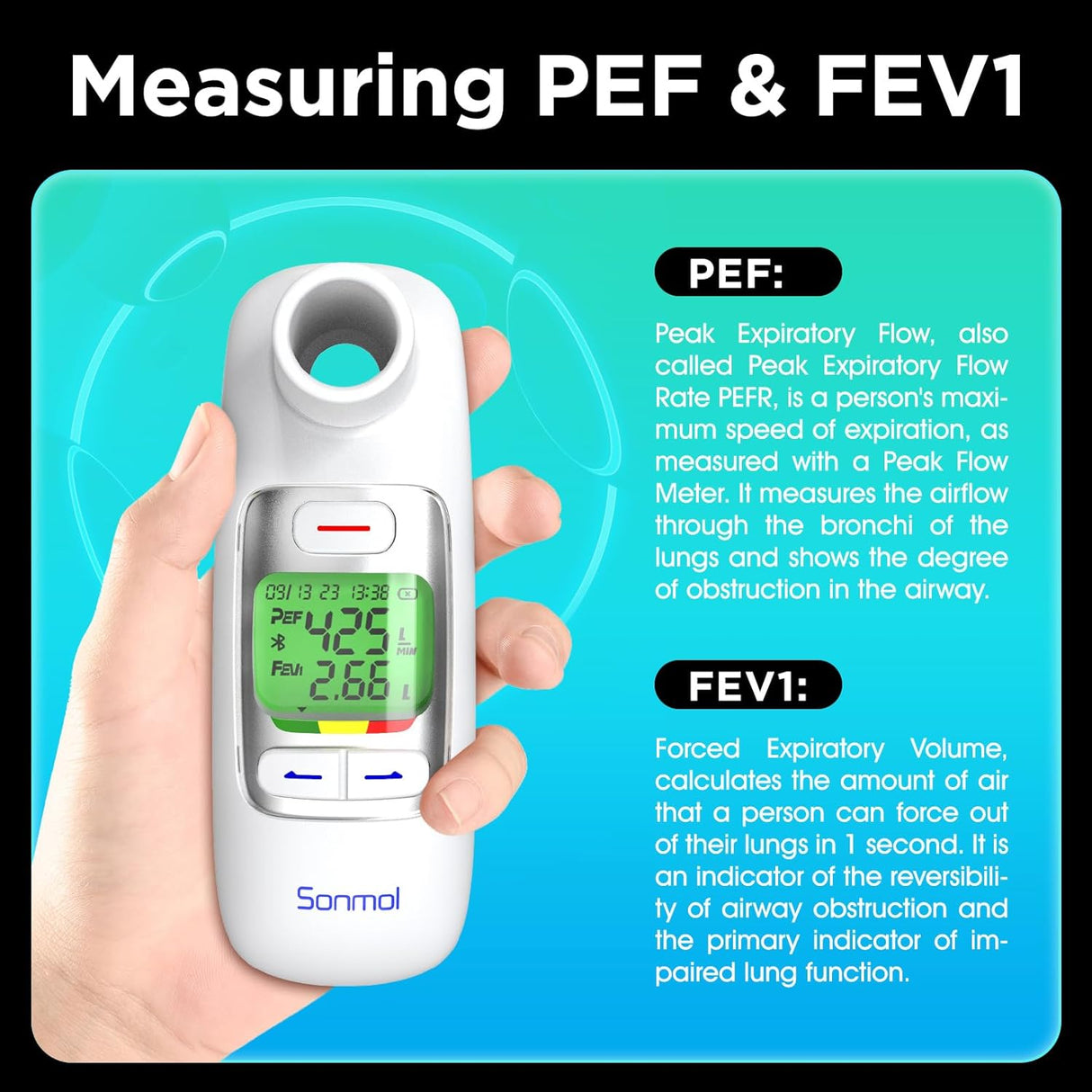 Nascool Advanced Digital Peak Flow Meter
