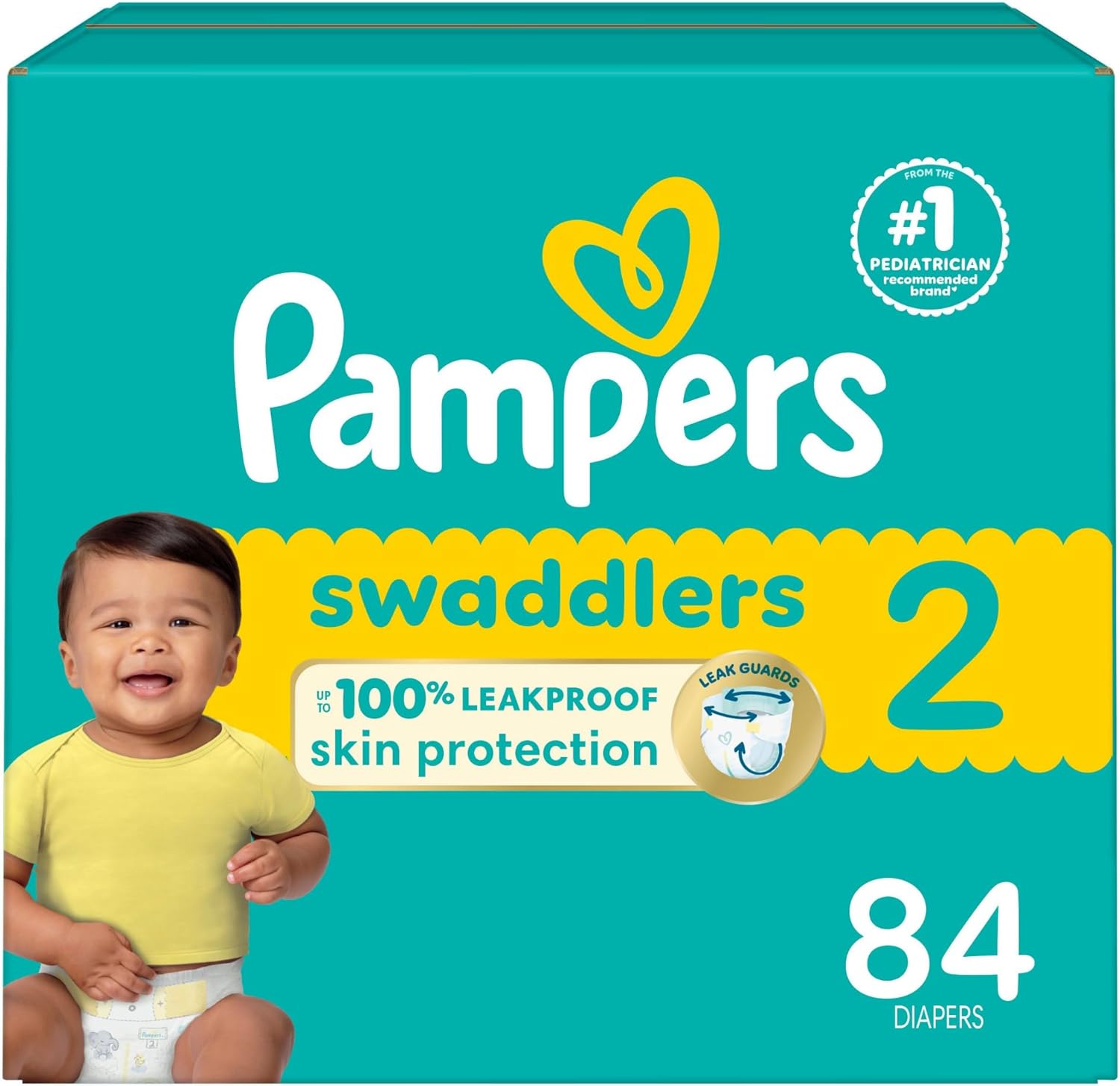 Pampers Swaddlers Diapers – Size 2