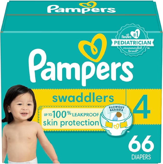Pampers Swaddlers Diapers – Size 4