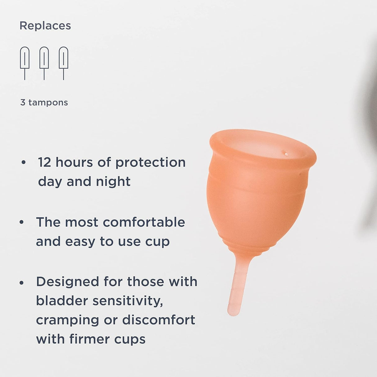 Saalt Soft Menstrual Cup – Small Desert Blush (Reusable)