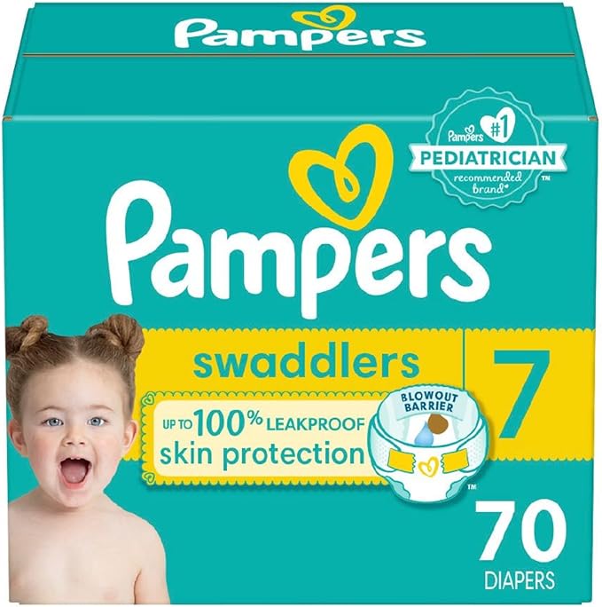 Pampers Swaddlers Diapers – Size 7