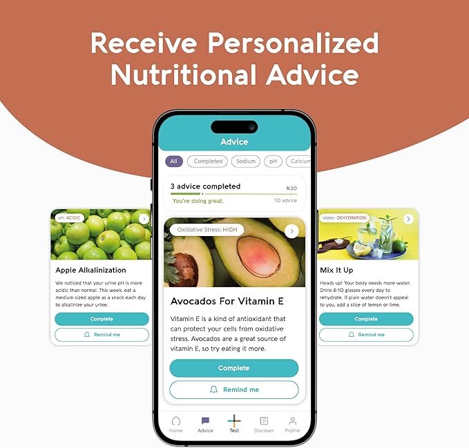 Vivoo 8-in-1 Urine Wellness Test Strips with App (4 Tests)