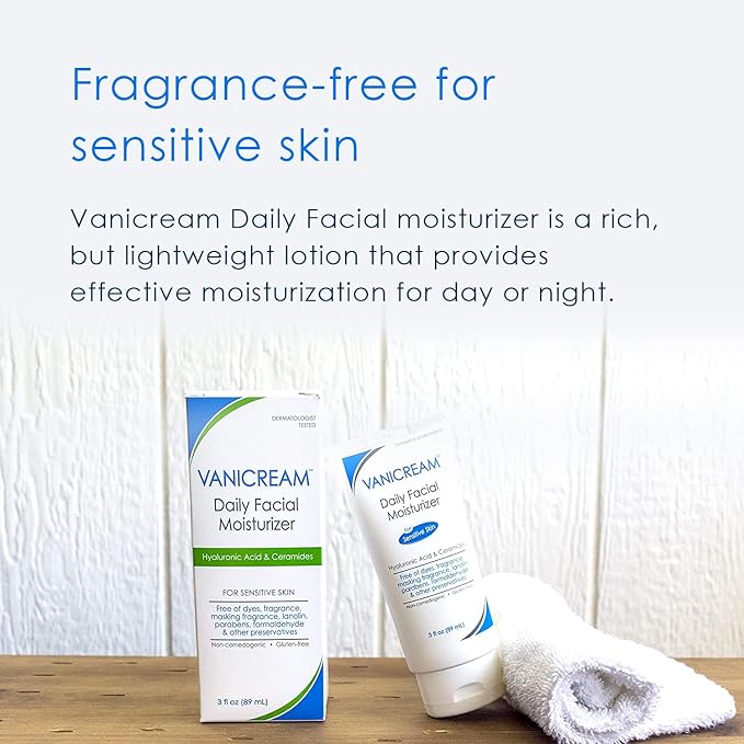 Vanicream Daily Facial Moisturizer, 3 fl oz.