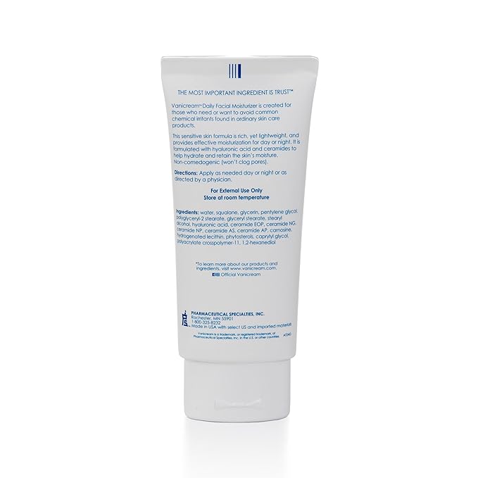 Vanicream Daily Facial Moisturizer, 3 fl oz.