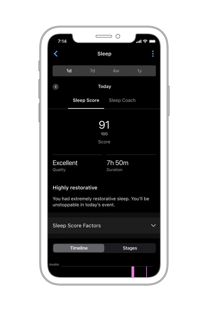 Garmin Index Sleep Monitor – Smart Upper Arm Sleep Tracking Band