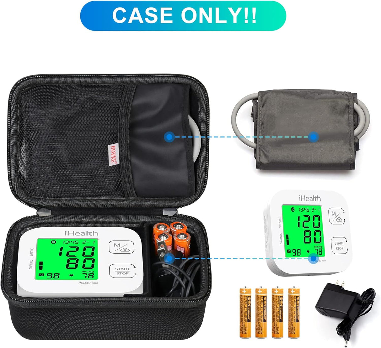 Hard Case for iHealth Track Blood Pressure Monitor