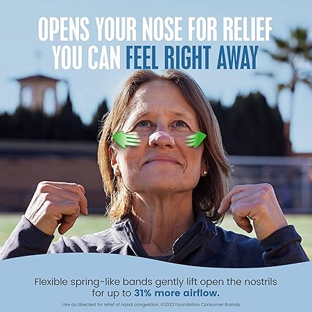 Breathe Right Lavender Scent Extra Strength Tan Nasal Strips, 26 Count