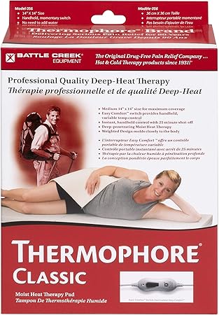 Thermophore Classic Moist Heating Pad – Medium 14" x 14" (Model 056)