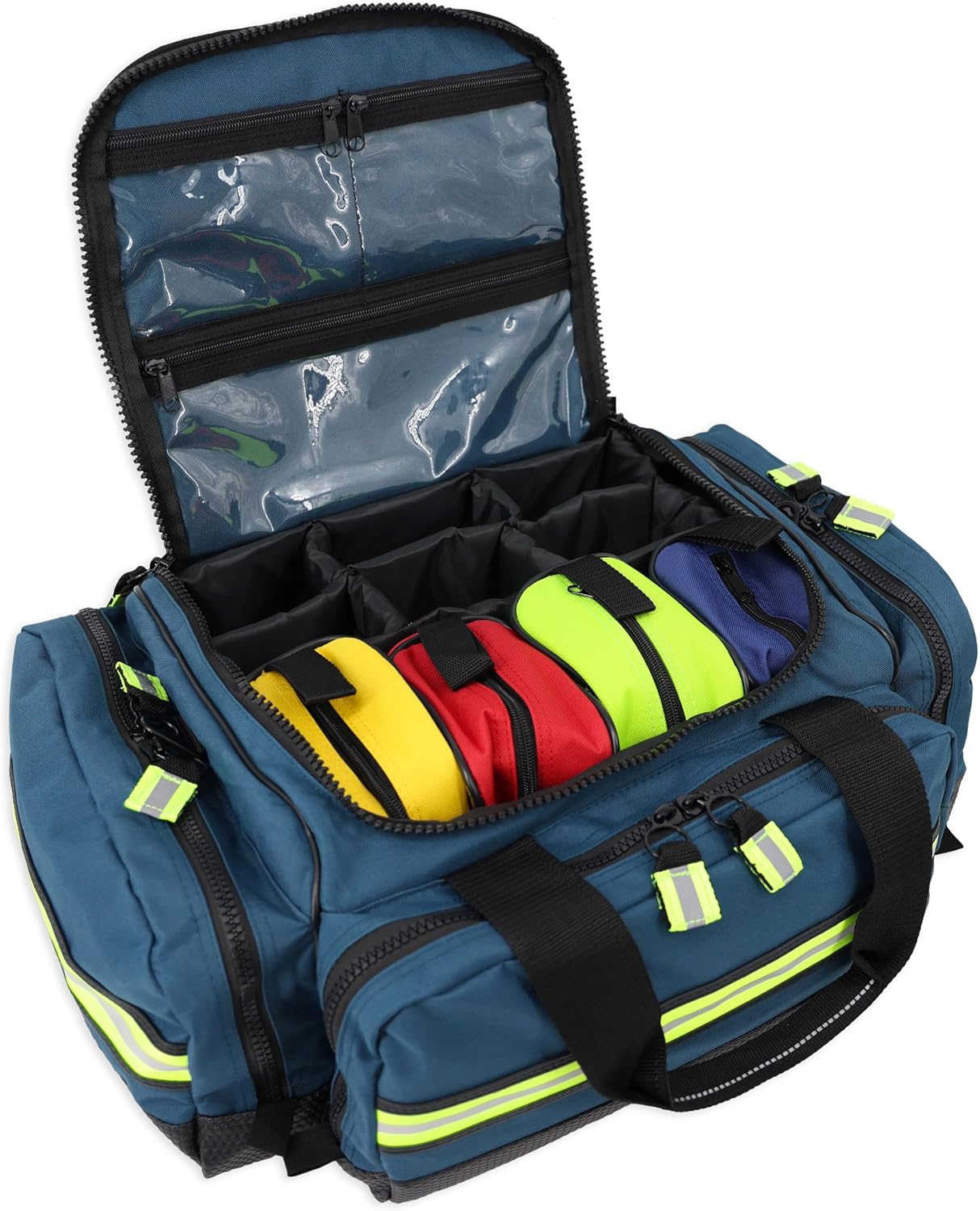 Lightning X MB35 X-Large EMT Trauma Bag with Fill Kit, Modular (Blue)