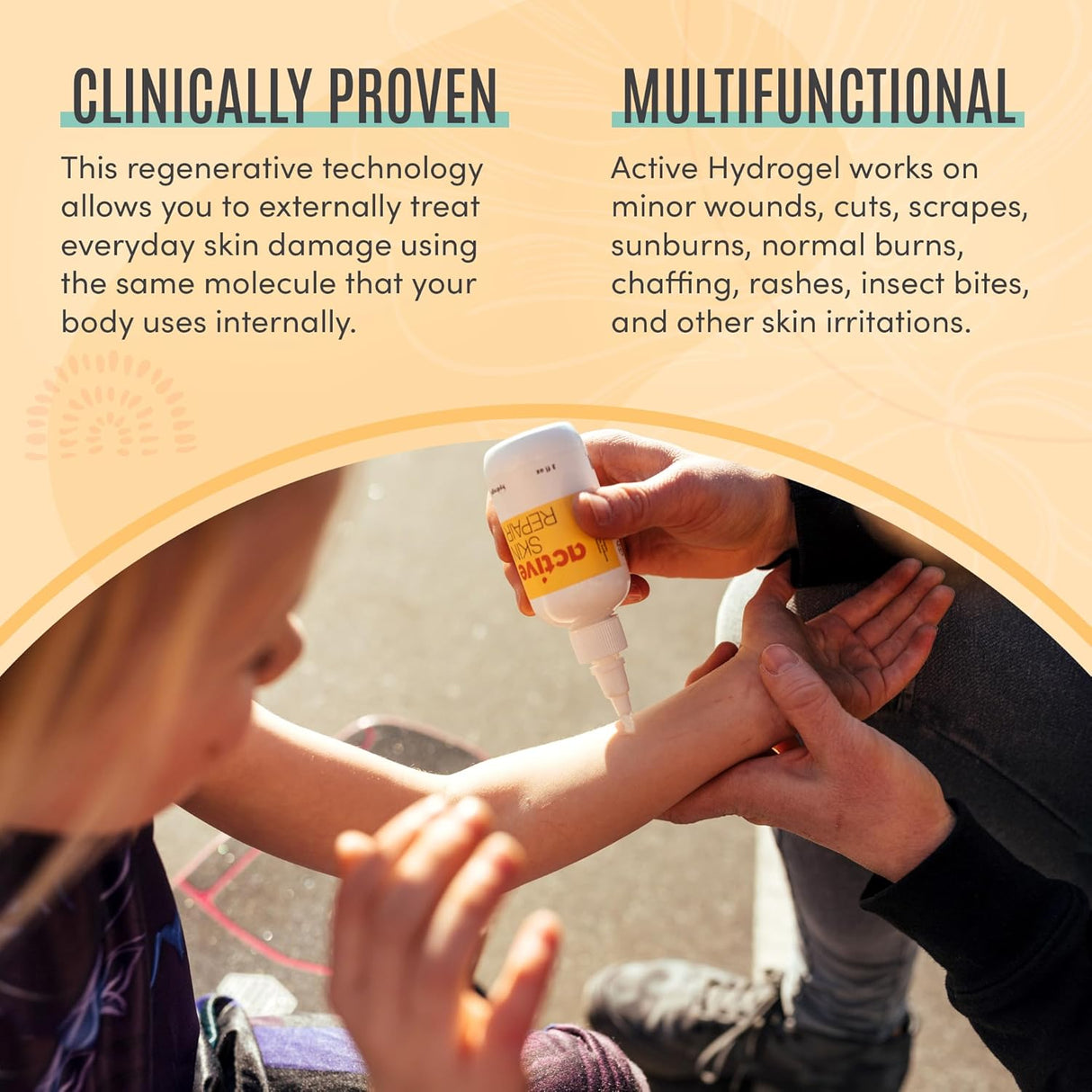 Active Skin Repair First Aid Healing Hydrogel 3 oz – Hypochlorous Acid Skin Repair