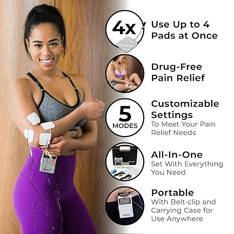 TENS 7000 Digital TENS Unit with Electrodes & Accessories