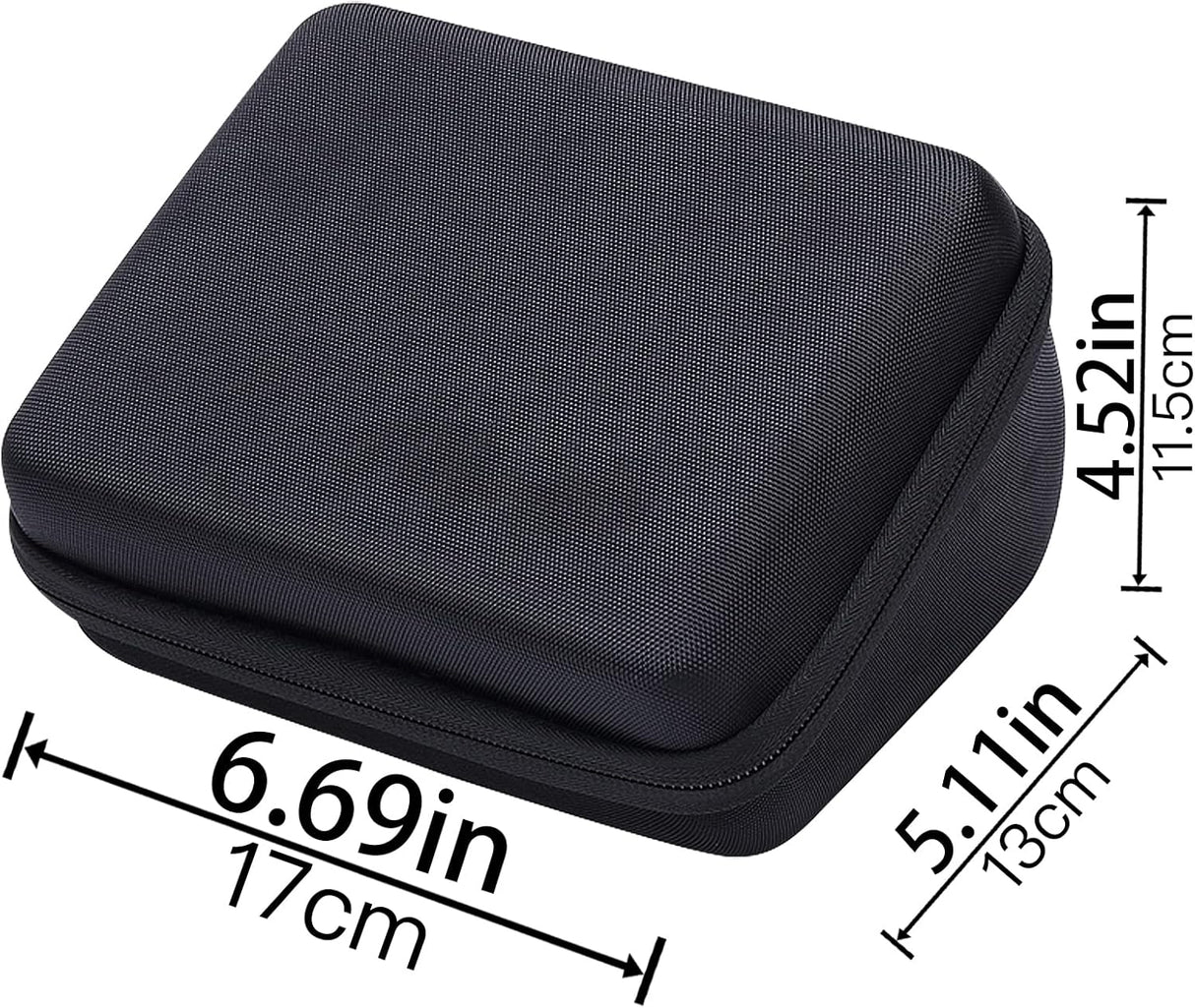 Hard Travel Case for Omron Upper Arm Blood Pressure Monitors – BP7150, BP710N, HEM-7120 Series