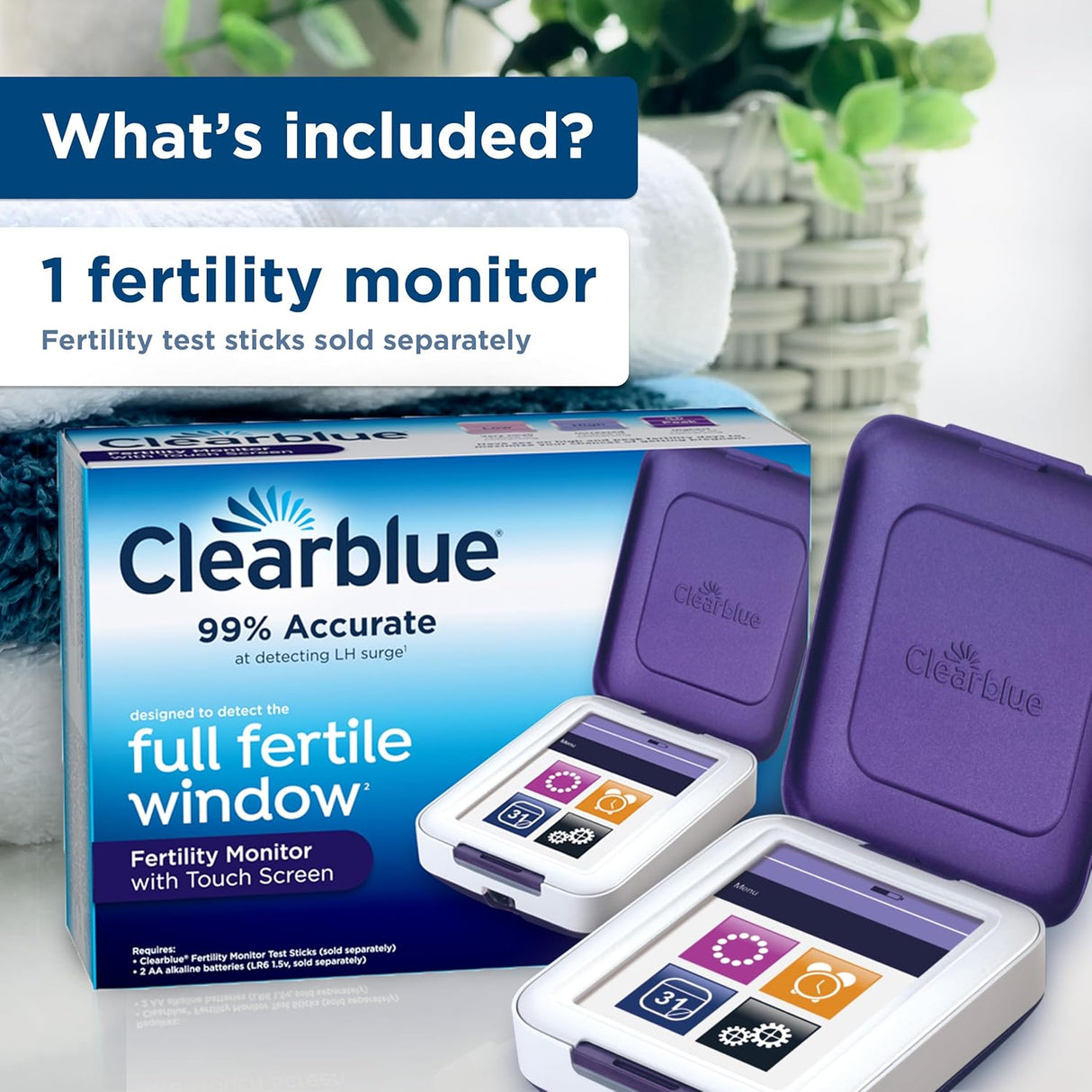 Clearblue Fertility Monitor with Touch Screen – 1 Ct