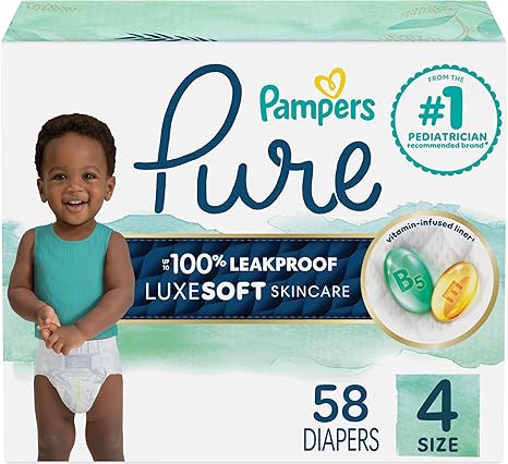 Pampers Pure Protection Diapers – Size 4