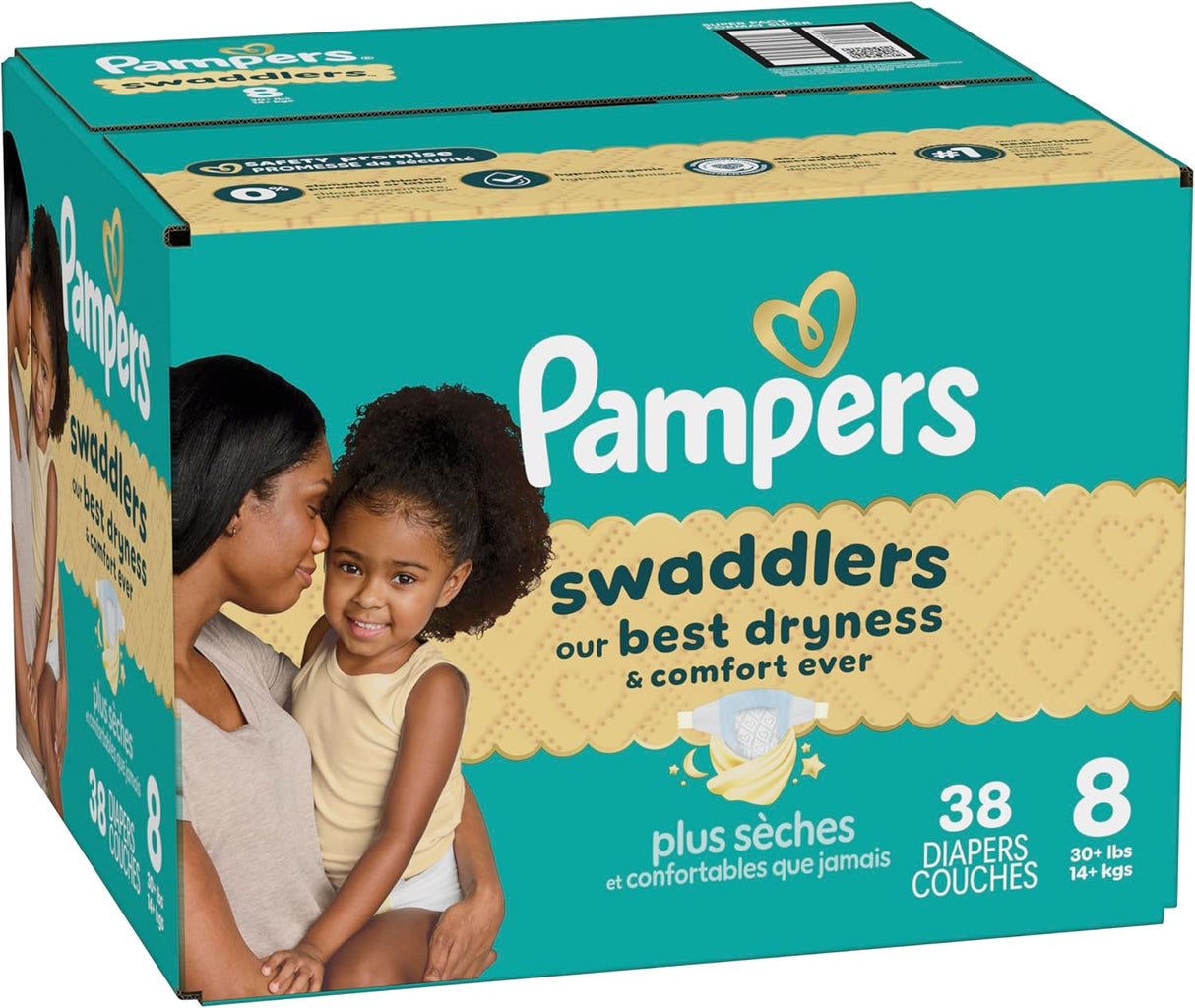 Pampers Swaddlers Diapers – Size 8
