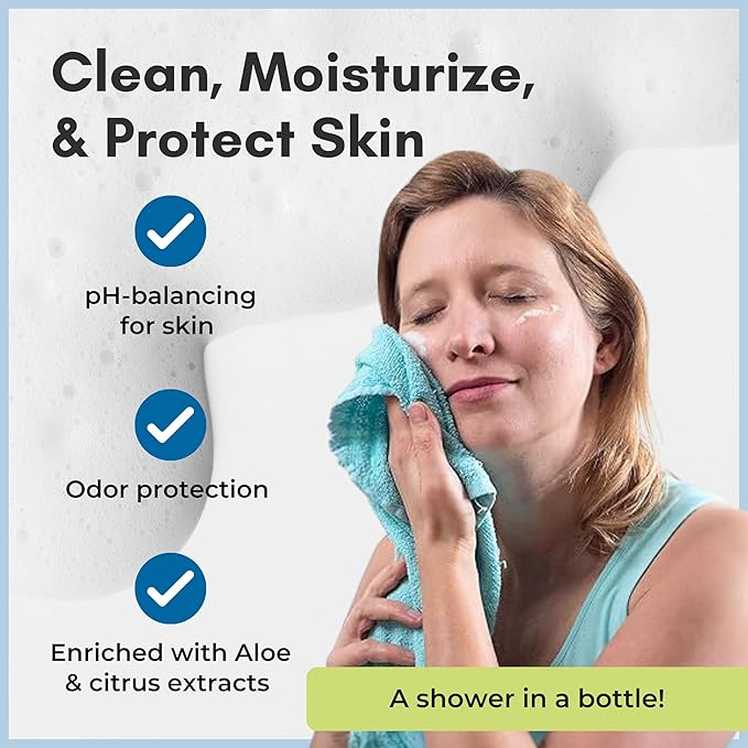 Nurture Rinse Free Foaming Cleanser – No-Water Body Wash 3-Pack