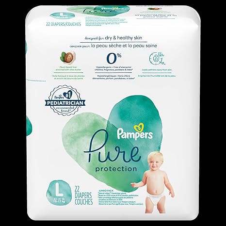 Pampers Pure Protection Diapers – Size 4