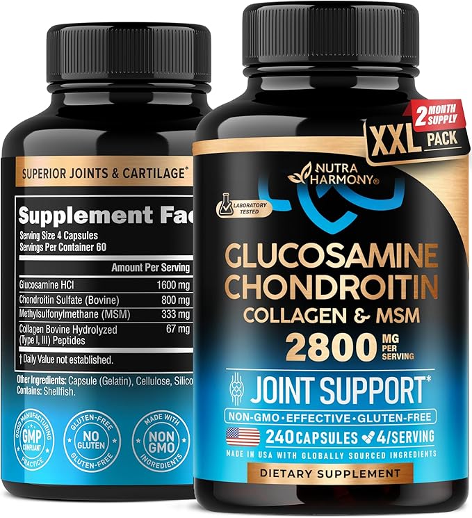 Glucosamine Chondroitin MSM Collagen – Joint Support Supplement