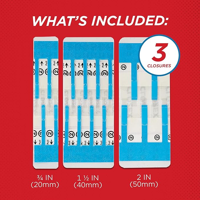 Clozex Emergency Laceration Closures – 3 Piece Assortment