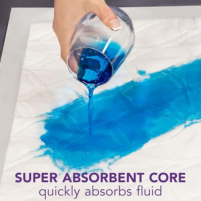 Depend XL Underpads, Disposable Incontinence Bed Pads (48 Count)