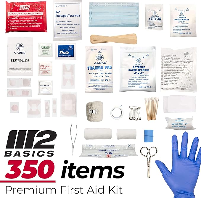 M2 Basics First Aid Kit (350 pcs)