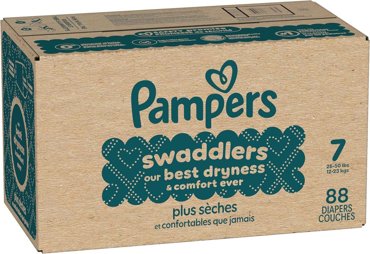 Pampers Swaddlers Diapers – Size 7