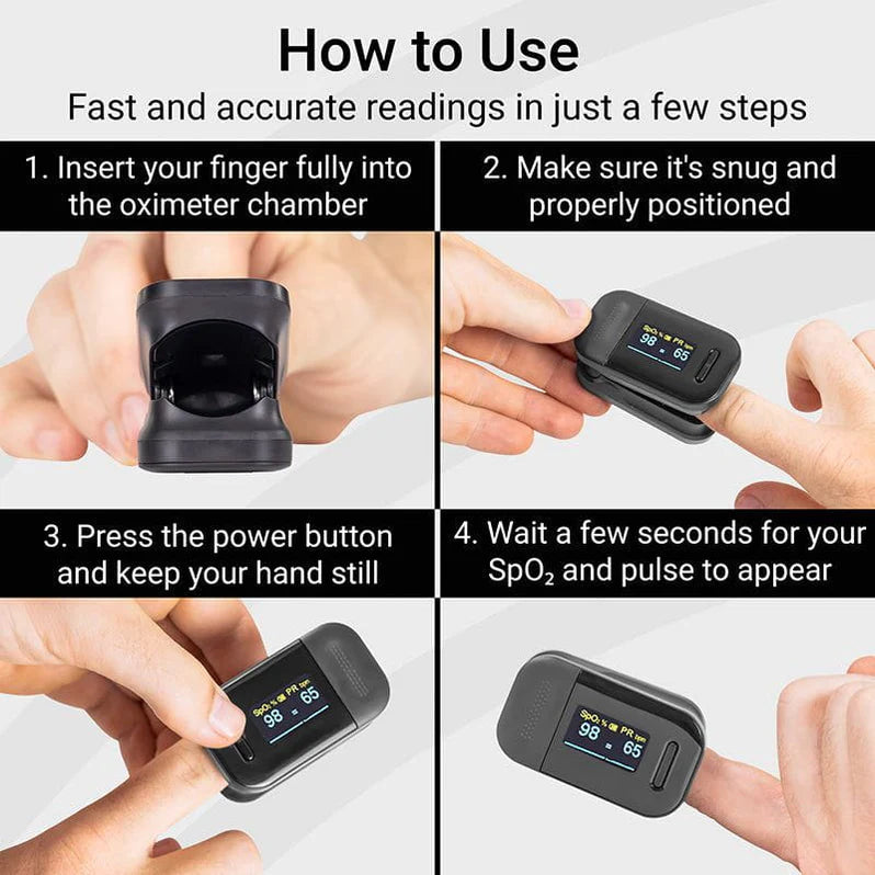 Vive Smart Pulse Oximeter – Bluetooth Compatible