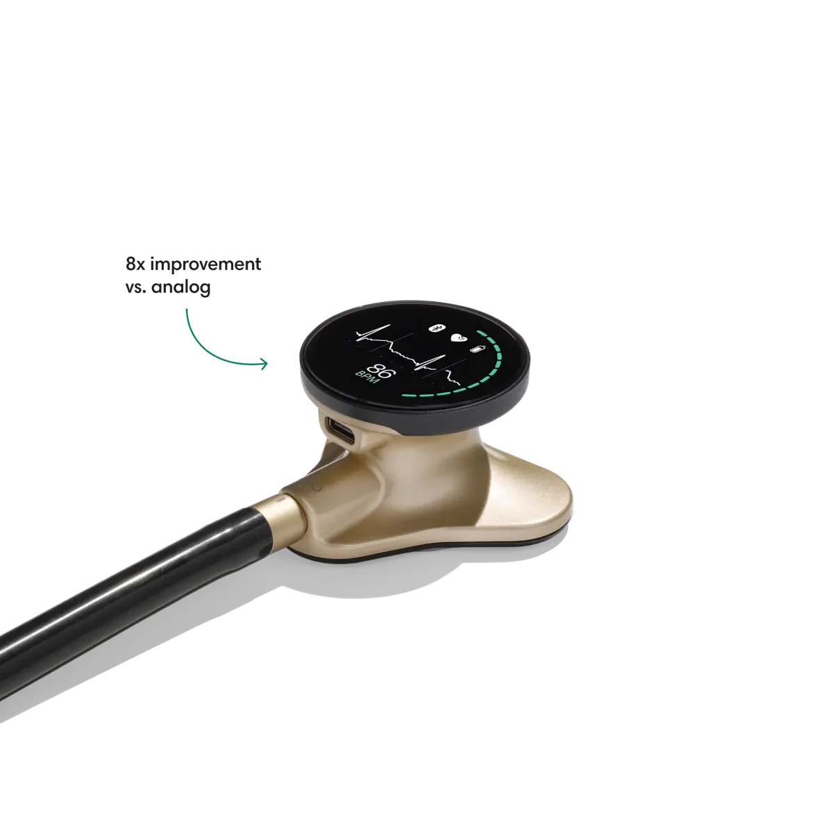 Eko CORE 500™ Digital Stethoscope – Champagne w/ Case