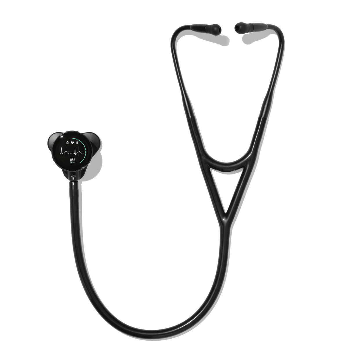 Eko CORE 500™ Digital Stethoscope – Matte Black w/ Case