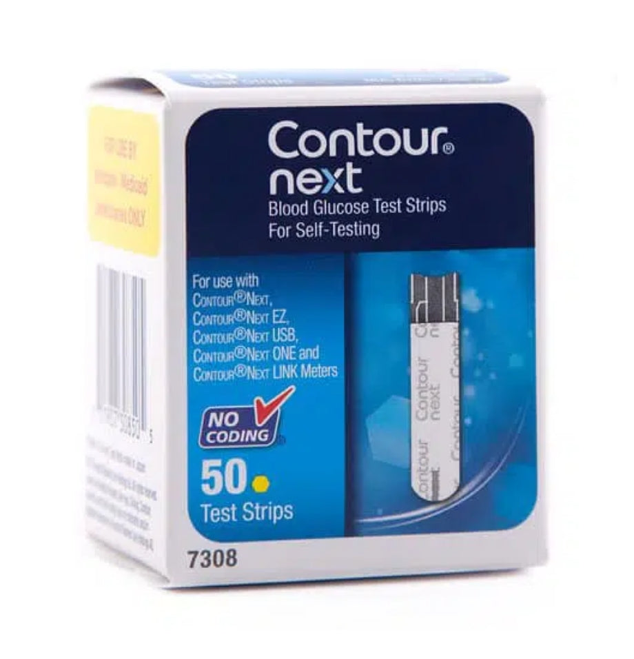 Contour Next Blood Glucose Test Strips (50ct)