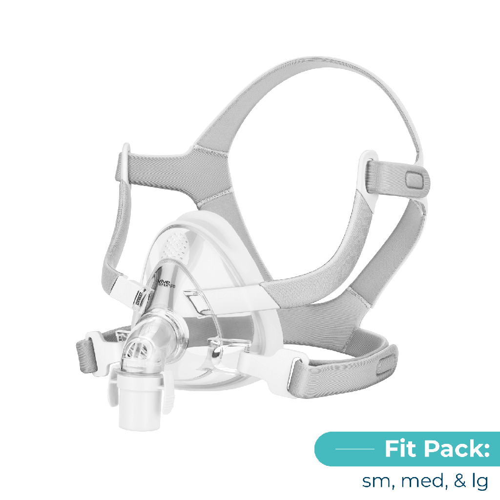 Vive Comfort+ Full Face CPAP Mask Fit Pack