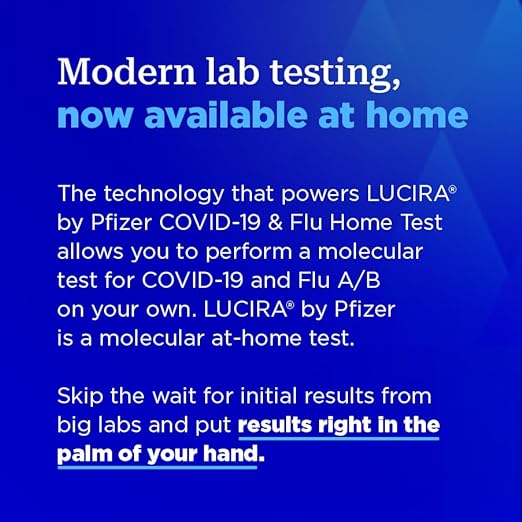 LUCIRA by Pfizer COVID-19 & Flu Home Test