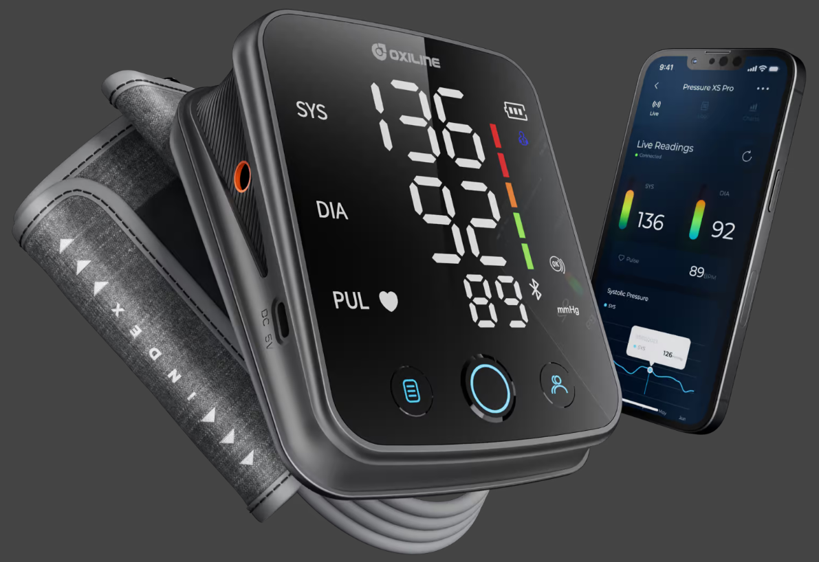 Oxiline Pressure XS Pro Blood Pressure Monitor The Digital Health Store