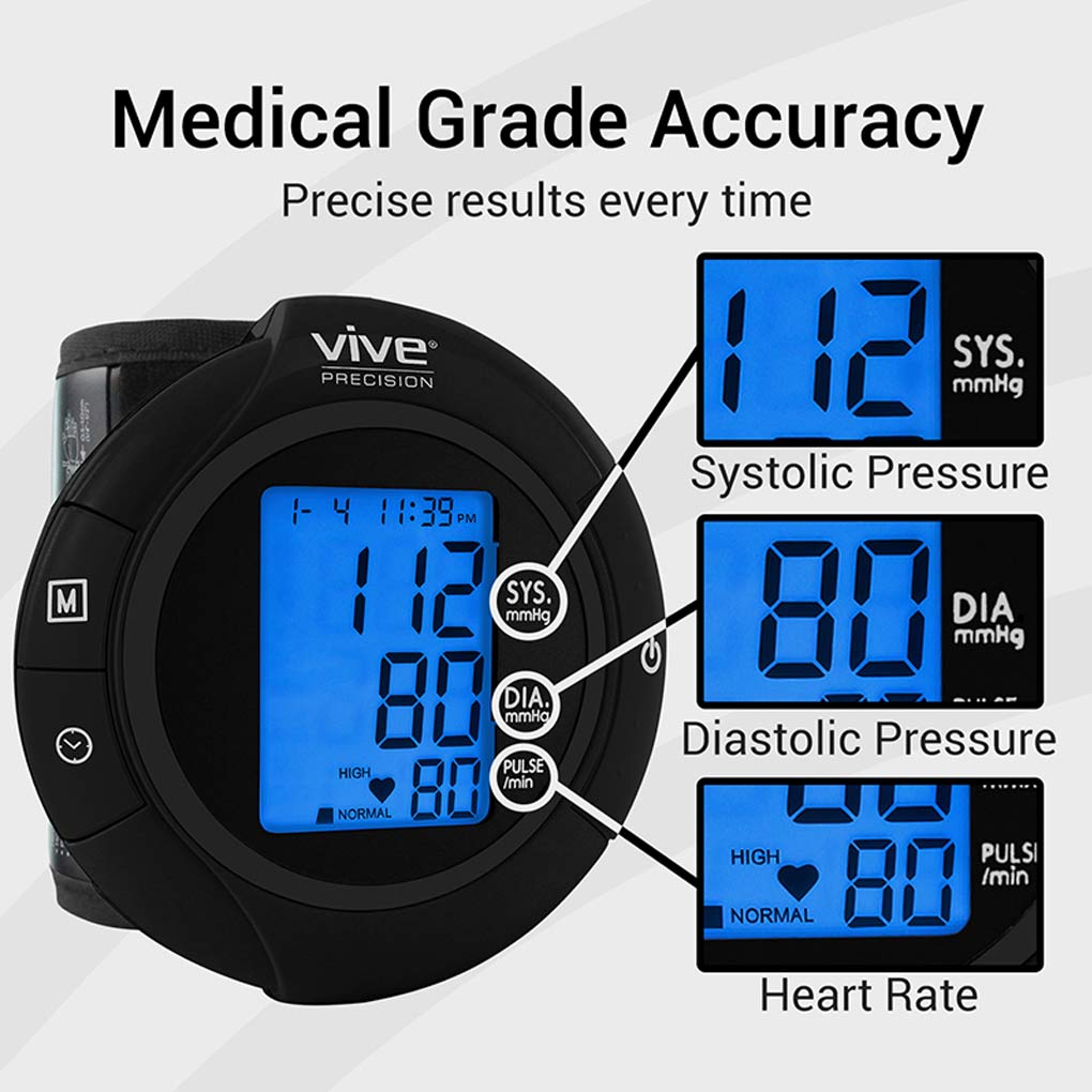 Vive wrist blood pressure monitor product image 3