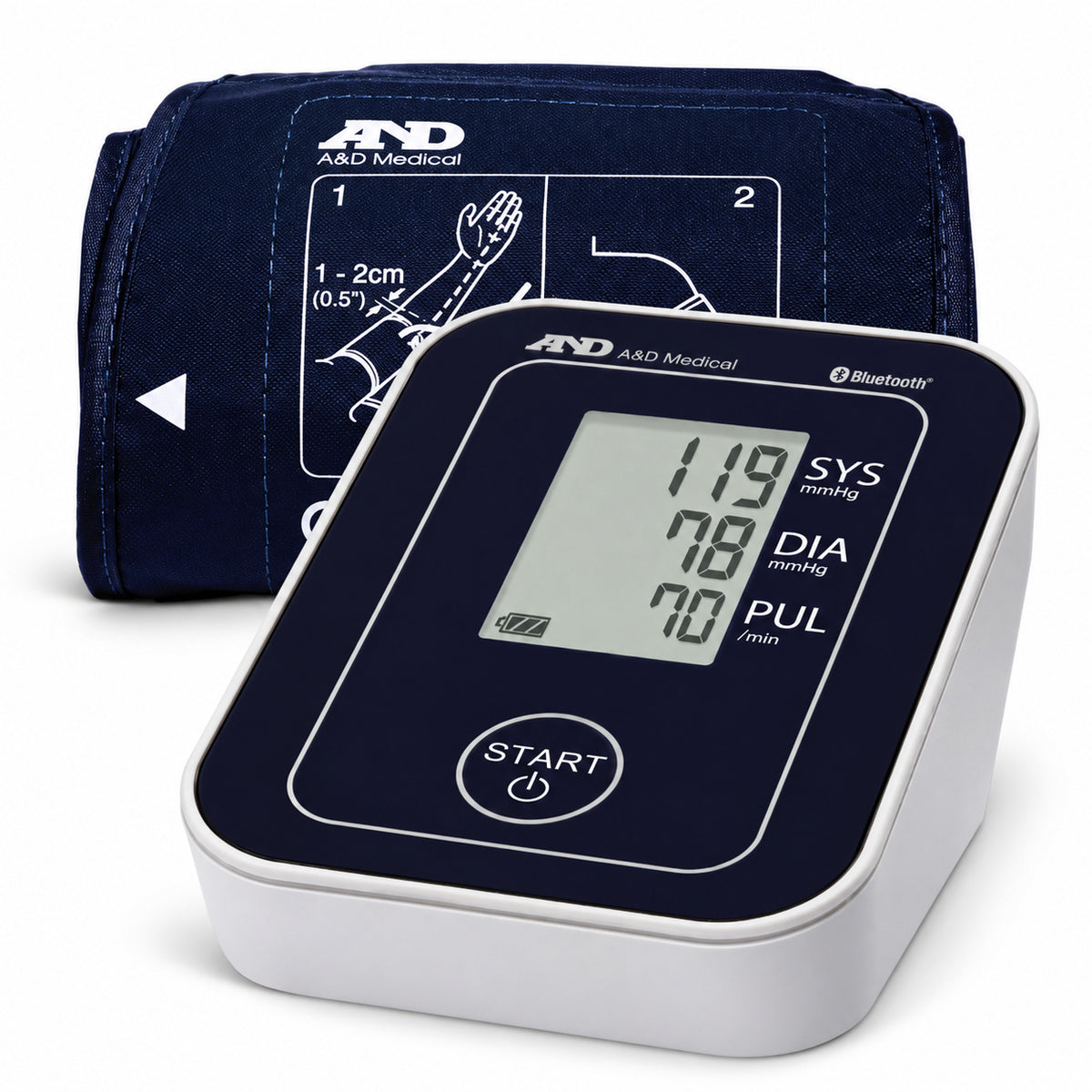 A&D Essential Wireless Blood Pressure Monitor UA-651BLE Bluetooth