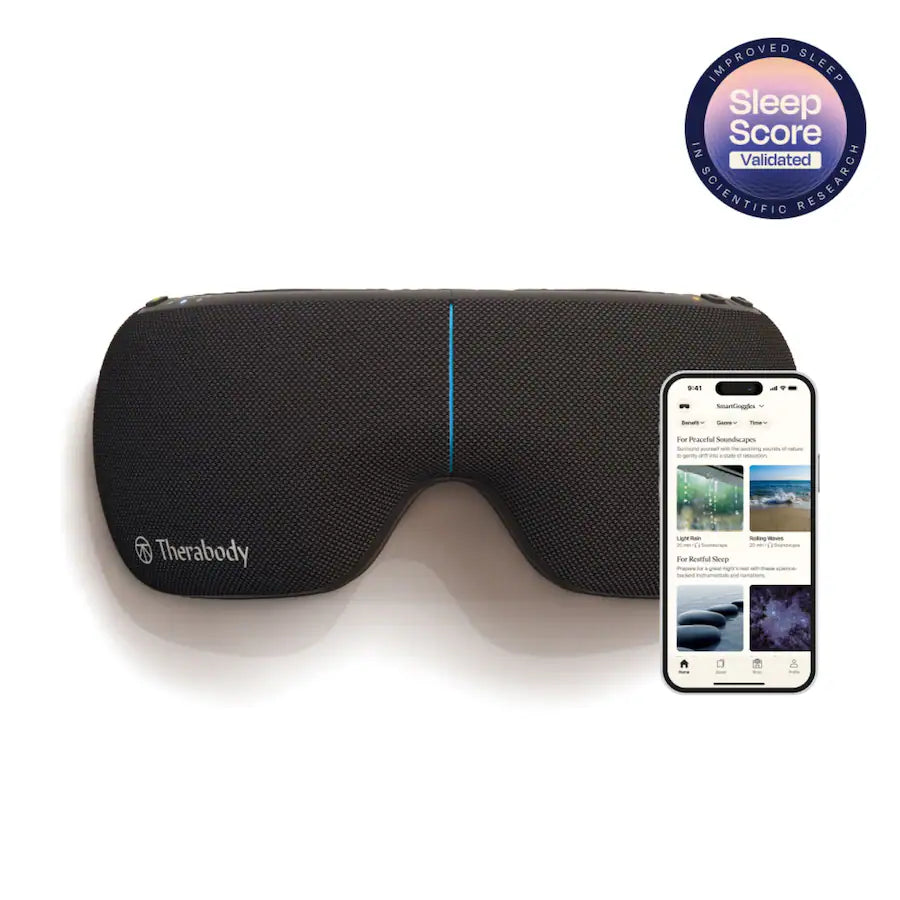Therabody SmartGoggles 2nd Gen – Eye Massager for Sleep, Stress & Headache Relief