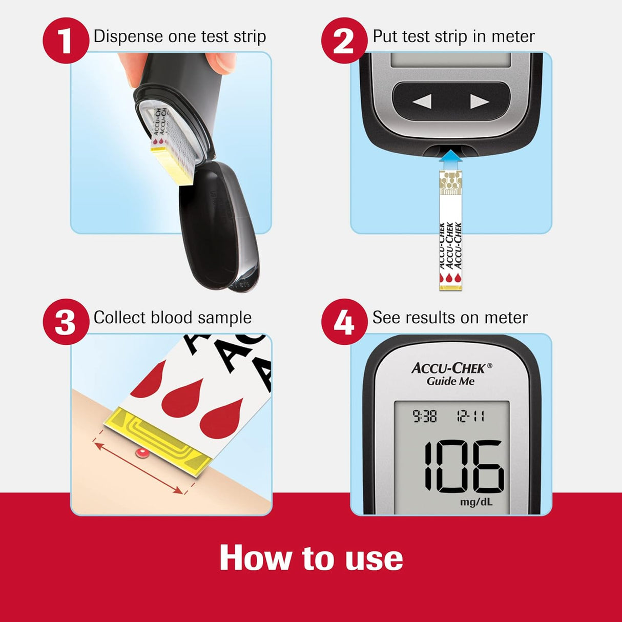 Accu-Chek Guide Me Glucose Meter