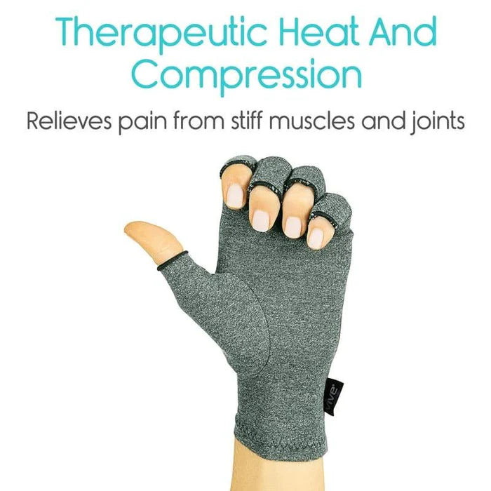 Arthritis Compression Gloves – Open Finger Support