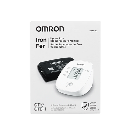 Omron Iron BP5000 Upper Arm Blood Pressure Monitor