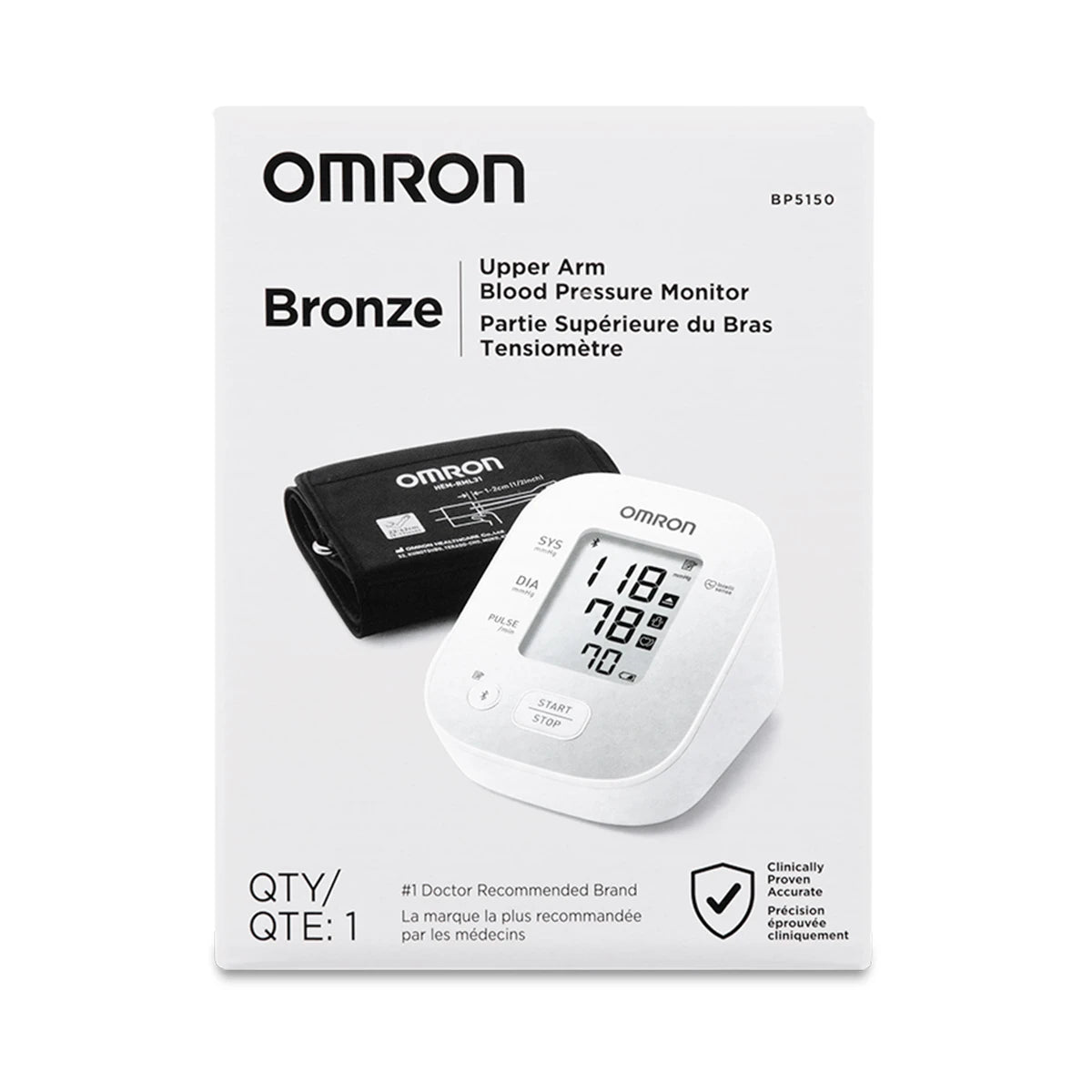 Omron Bronze BP5150 Upper‑Arm Blood Pressure Monitor