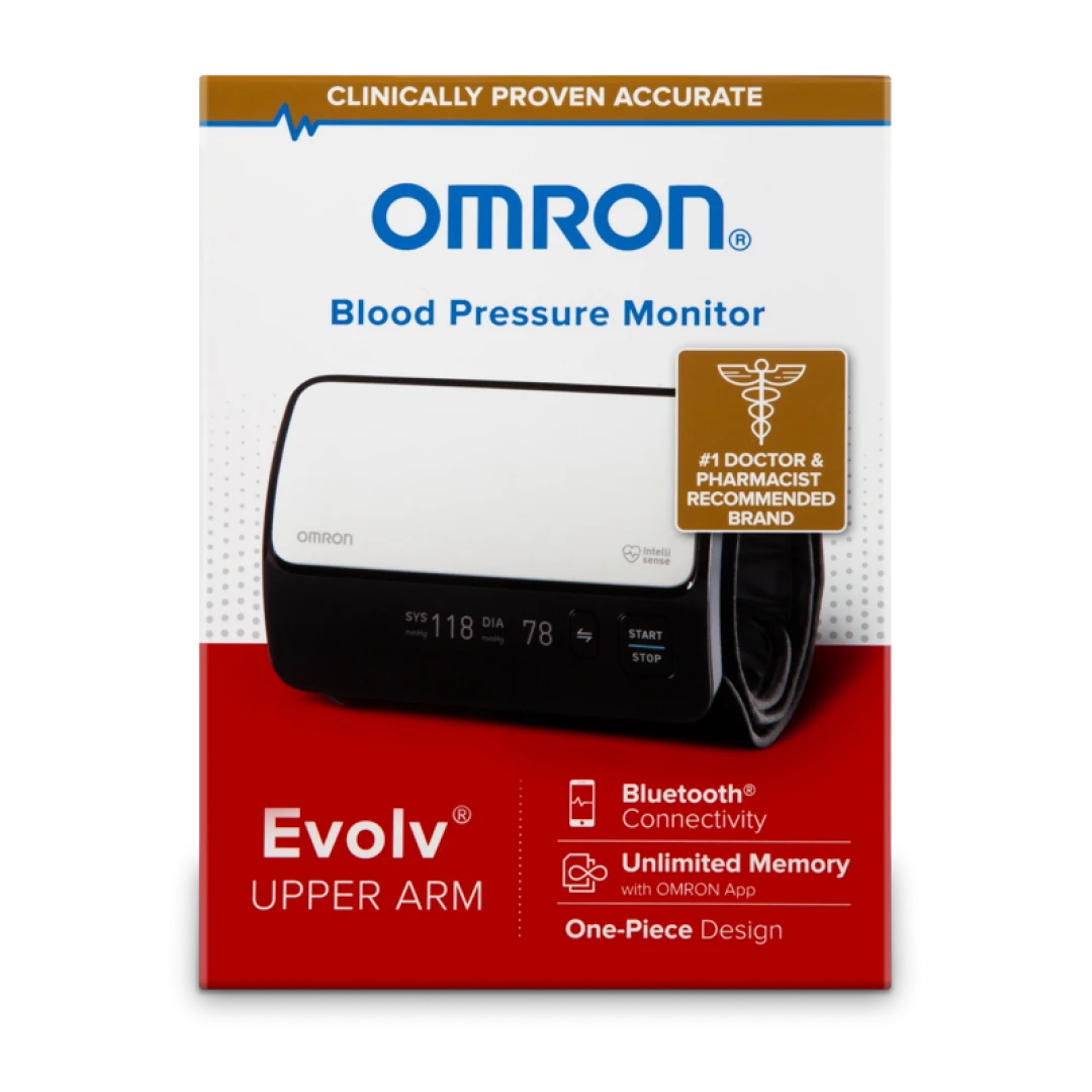 OMRON Evolv Wireless Upper Arm Blood Pressure Monitor BP7000